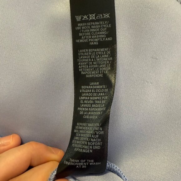 ASOS Strapless Scuba Knot Front Mini Skater Dress Size 4 Tie Front Cutouts - Picture 10 of 12